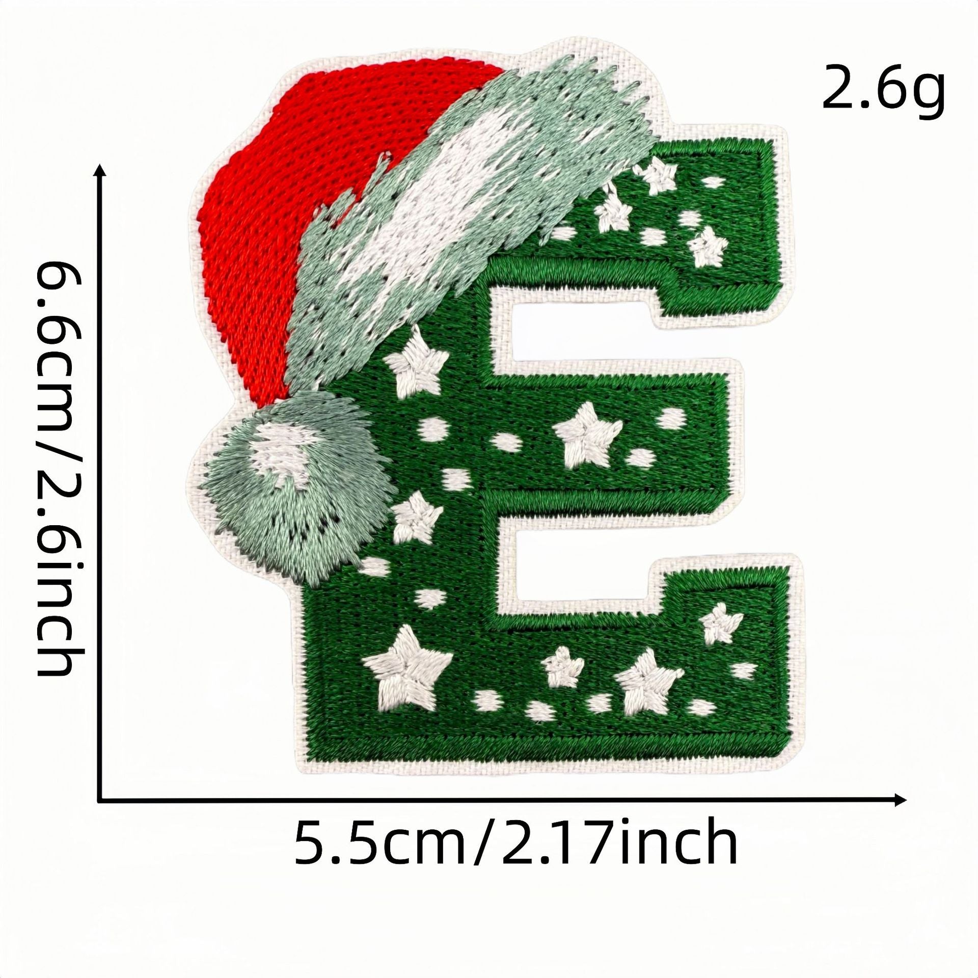 Wholesale The 26 letters of the alphabet for Christmas DIY Patches