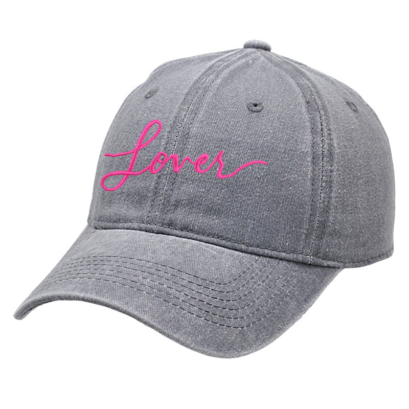 Wholesale Valentine's Day Lover Embroidered Cotton Baseball Hat