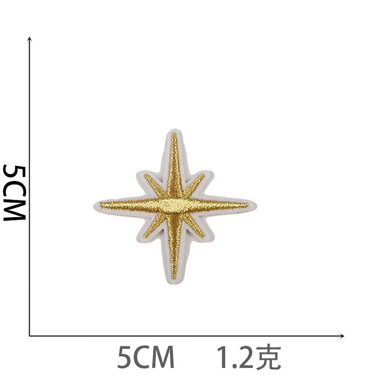Wholesale Polyester Iron On Astronaut Embroidery Patches Space Rocket Planet Decorative Badges For Clothing Everyday Use