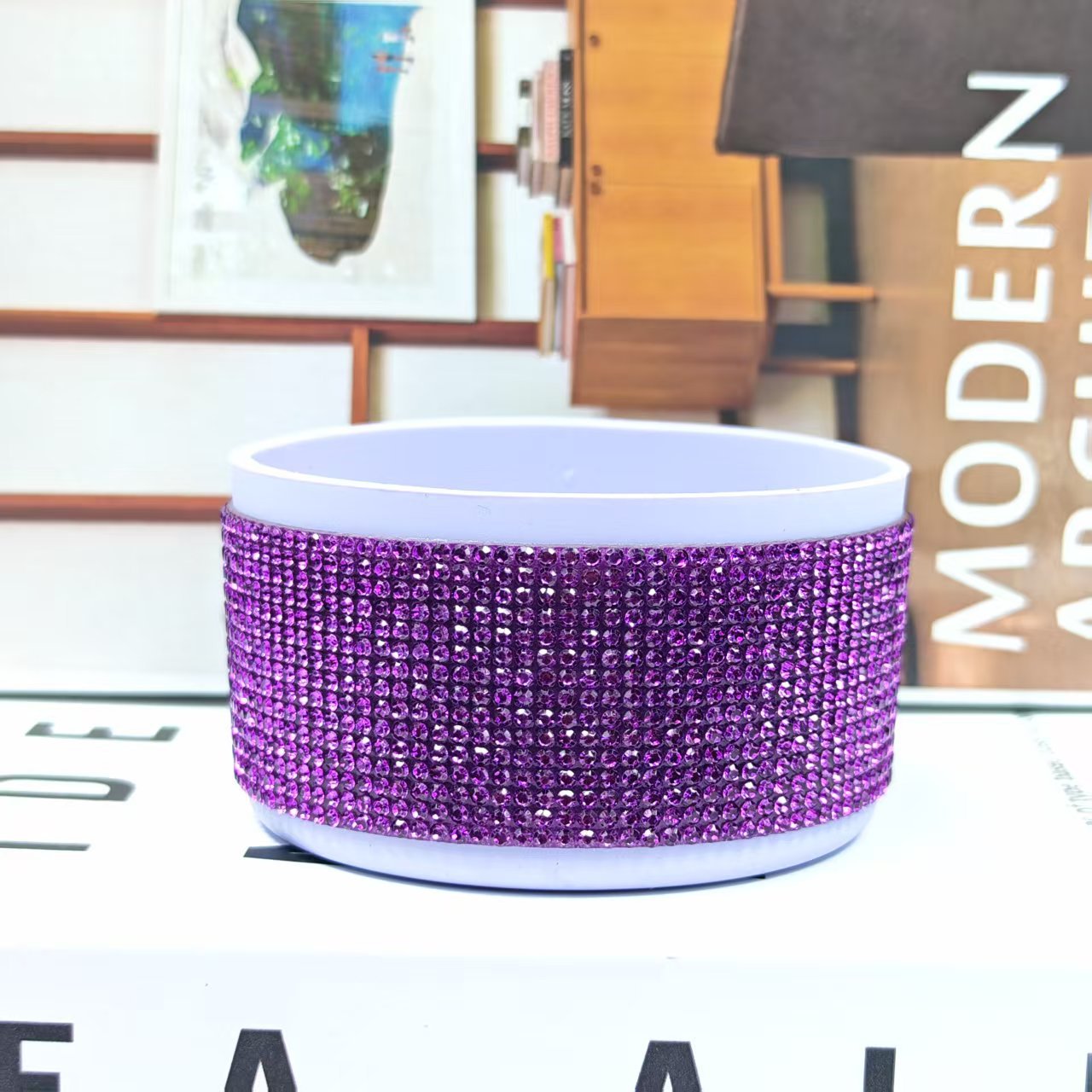 Wholesale Sparkling Diamond Silicone Cup Sleeve  Cup Accessories