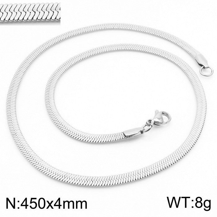 Wholesale personalized blade titanium steel necklace bracelet