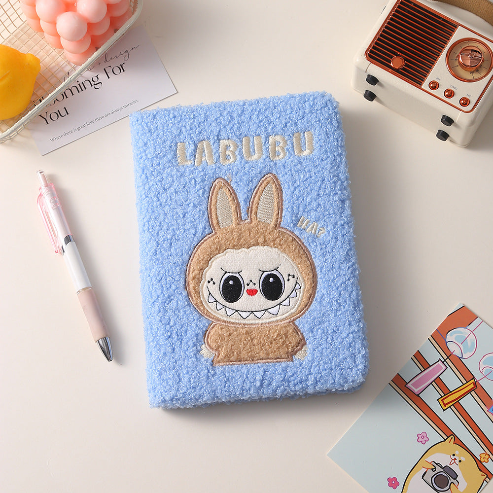 Wholesale Cartoon  Plush Notebook Student DIY Account Book