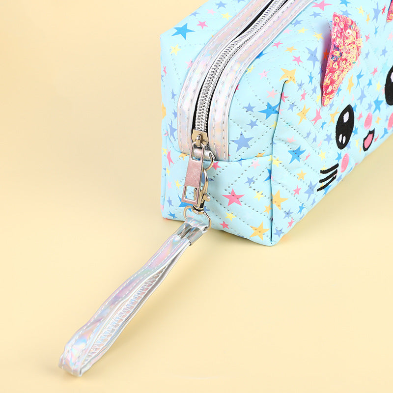 Wholesale Gradient Cat Large Capacity Portable Travel Storage Bag