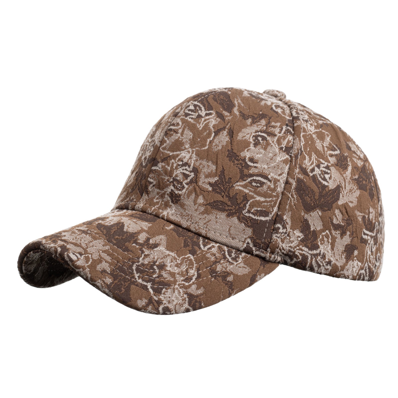 Wholesale National style outdoor sun protection hat jacquard hard top baseball cap