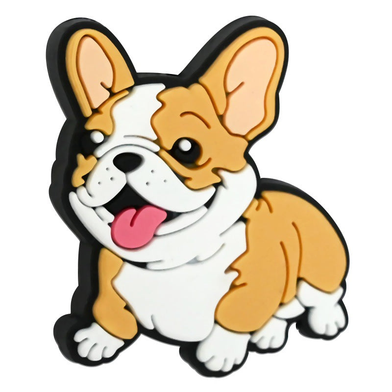 Wholesale Random 100pcs Shiba Inu Dog Cartoon  Focal Beads