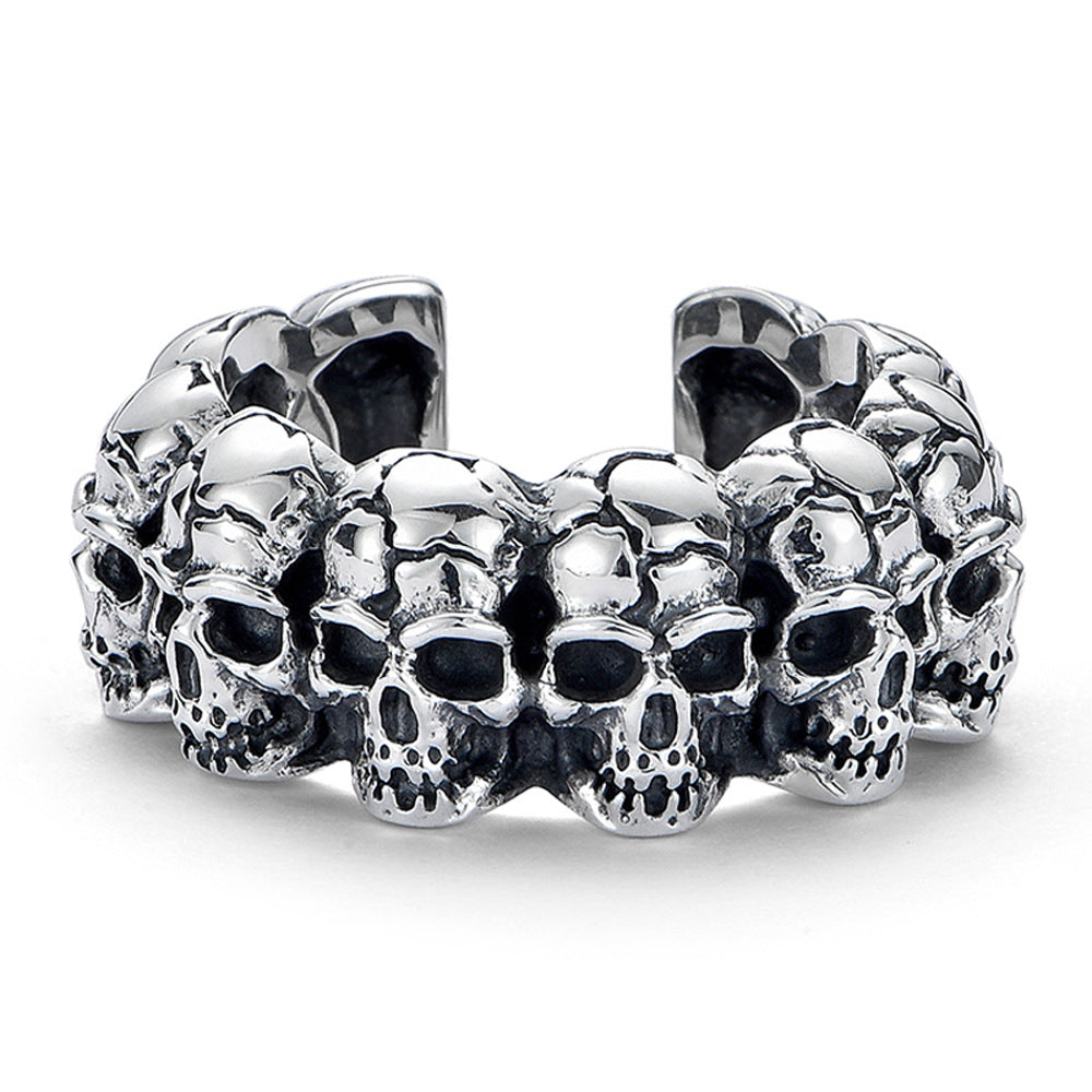 Wholesale Thai Silver Skull Ring