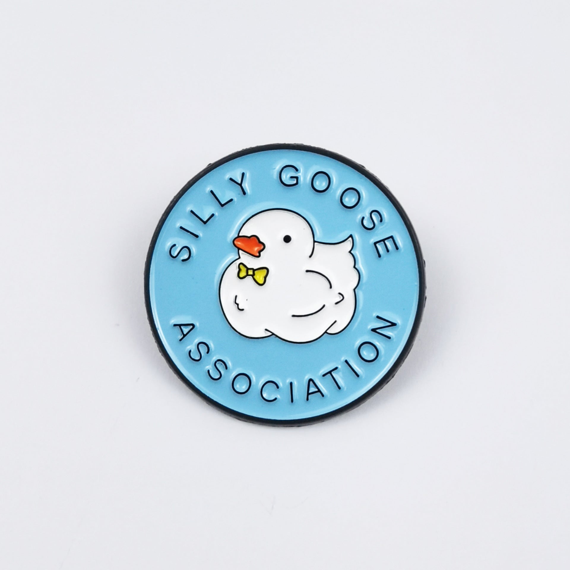 Wholesale Cartoon Duck series cute English letter brooch