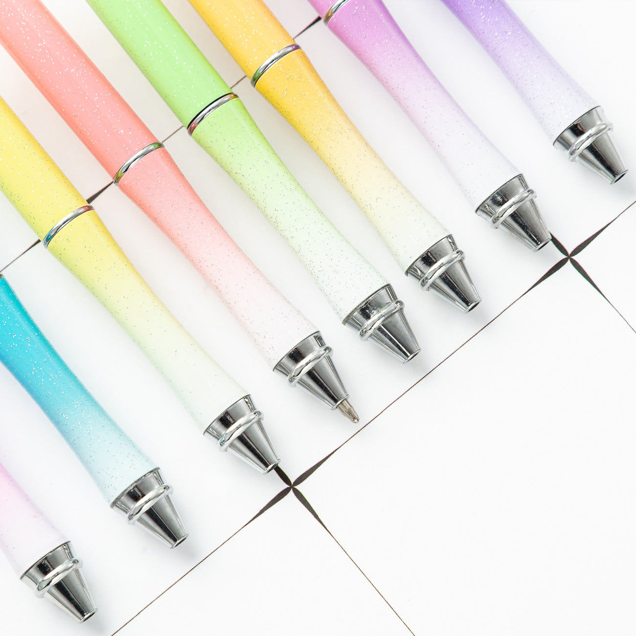 Wholesale Rose Gold Metal  DIY Beadable Pen Ballpoint Pen