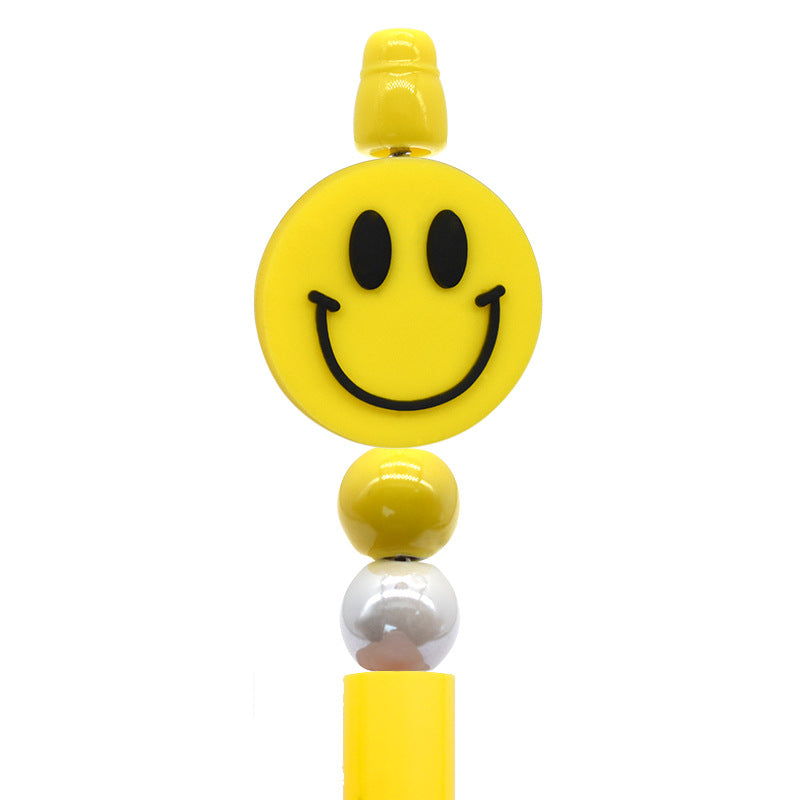 Wholesale Smiley face series cartoon flower Focal Beads