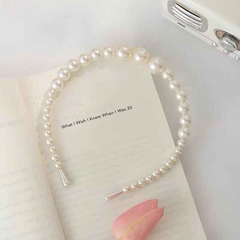 Wholesale Pearl Bow Braided Headband