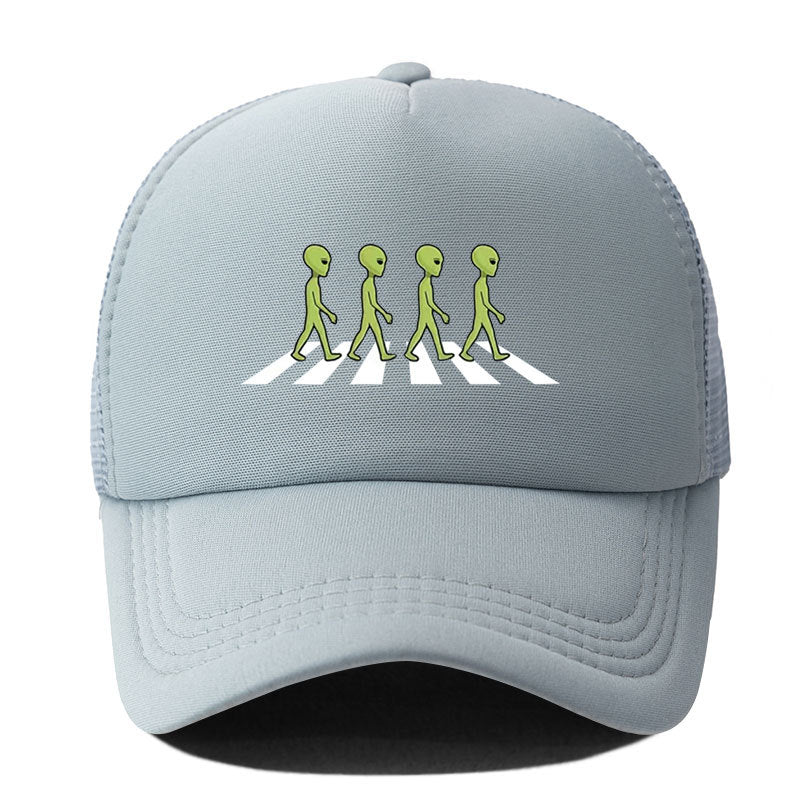 Wholesale Alien Print Sponge Soft Top Breathable Baseball Cap