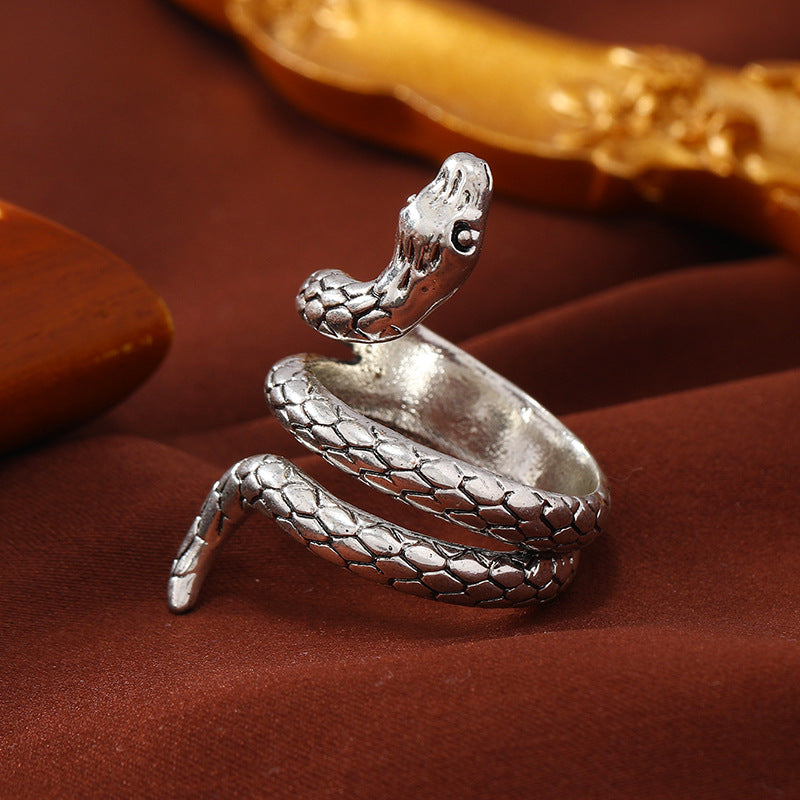 Wholesale Vintage Snake Bone Exaggerated Ring