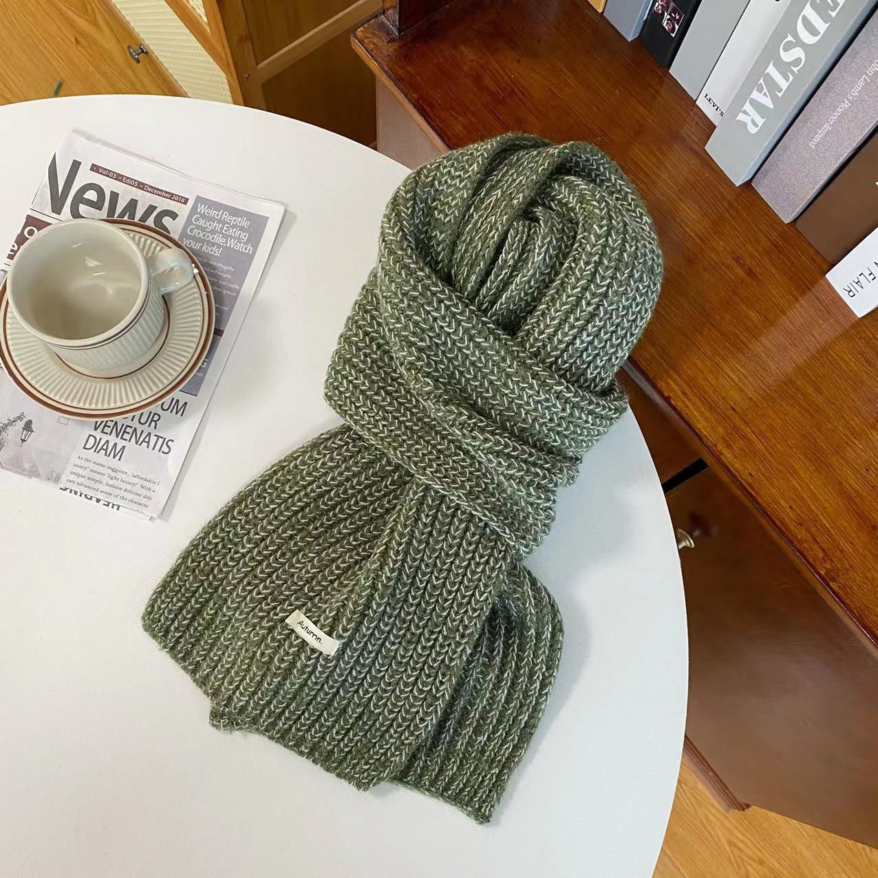 Wholesale Handmade Crocheted Vintage Knitted Warm Scarf