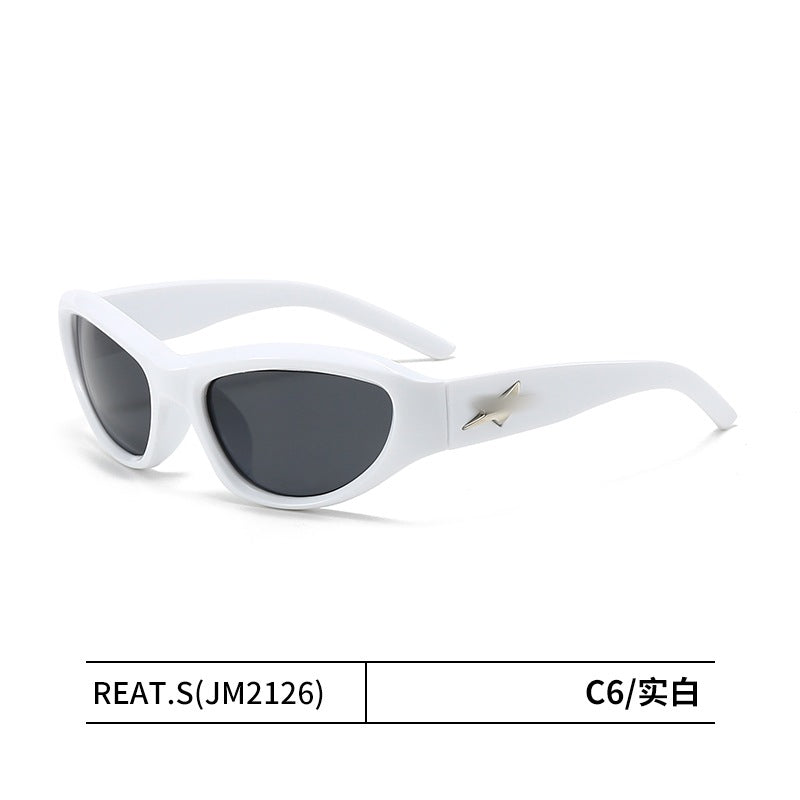 Wholesale Cyberpunk sunglasses star sunglasses men and women