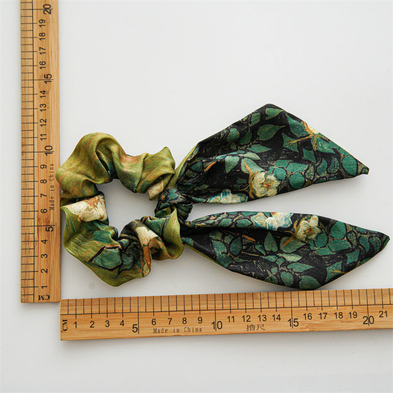 Wholesale Bow Ponytail Knot Hair Bands French Large Intestine Hair Bands