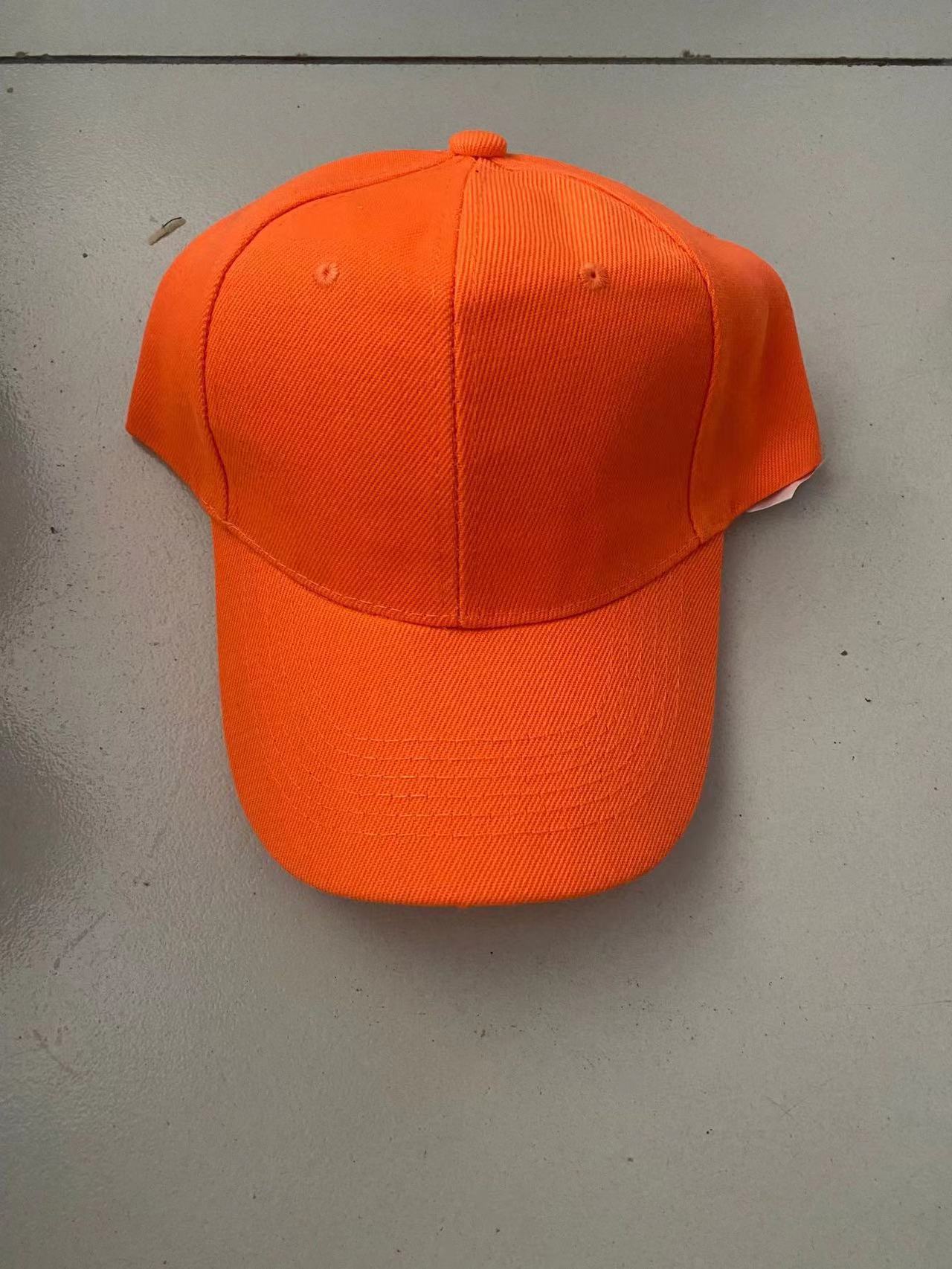 Wholesale 20 colors of black Velcro solid color baseball cap