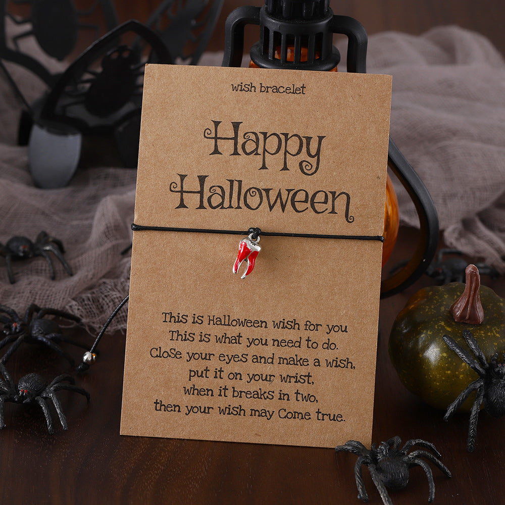 Wholesale  series bloody tool teeth skull bracelet