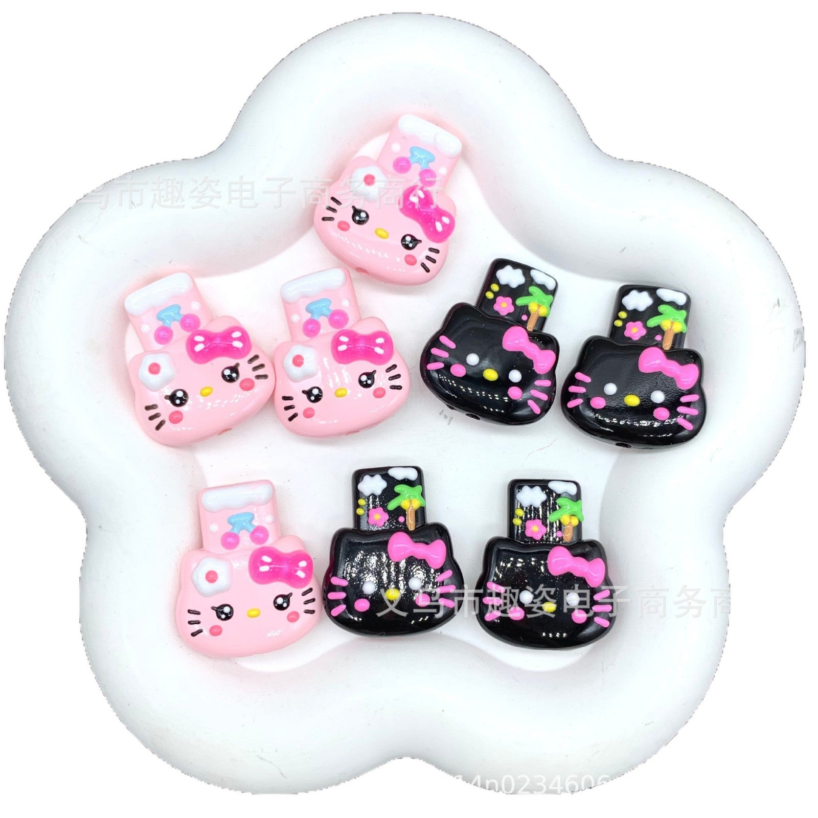 Wholesale 10pcs Color Polaroid cartoon Acrylic Beads