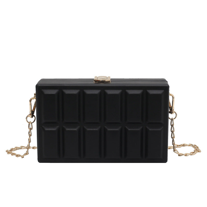 Wholesale PU Chocolate Box Shoulder Crossbody Bag