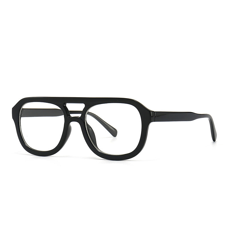 Wholesale New Retro Square Flat Top PC Sunglasses