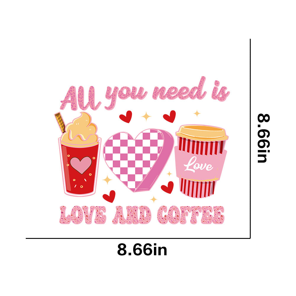Wholesale Valentine'  s Day UV DTF Ready to Press Transfers Wraps