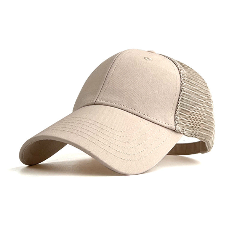 Wholesale Breathable Pure Cotton Net Baseball Caps