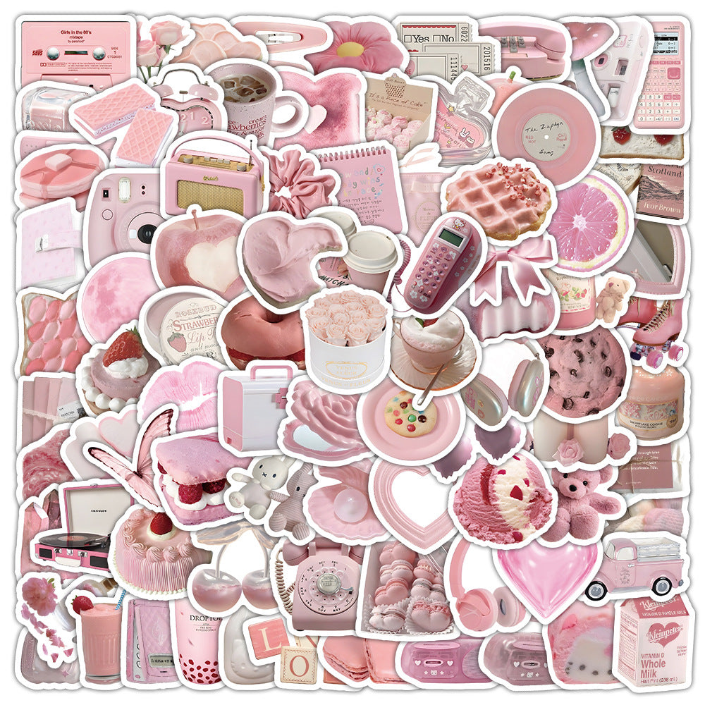 Wholesale 100 Cute Cartoon Colorful Graffiti Small Stickers Waterproof Vinyl Stickers