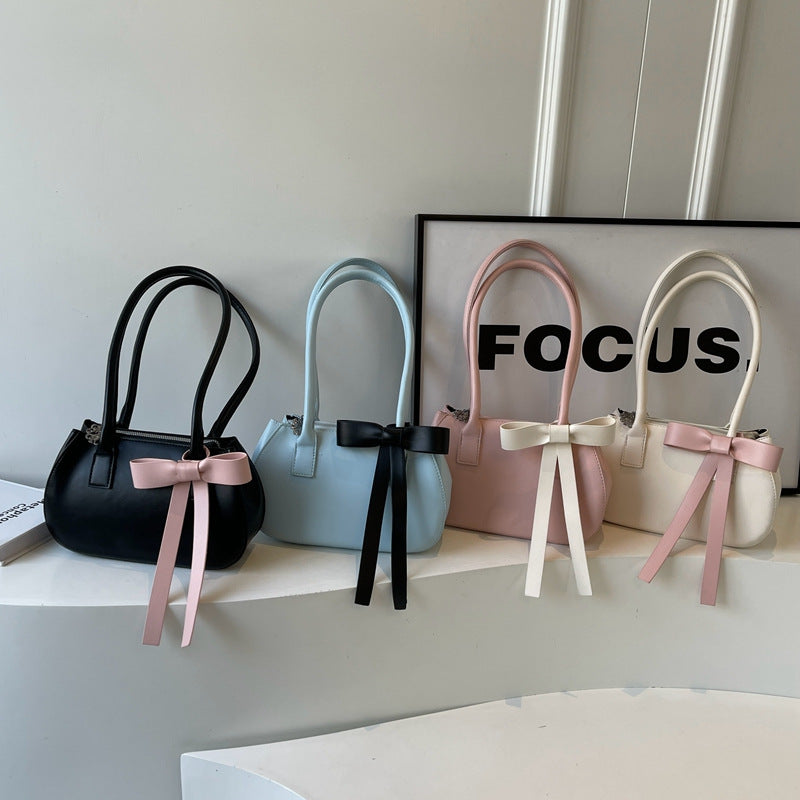 Wholesale Bow Fashion Simple Shoulder Underarm Bag