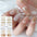 CWholesale 5D Imitation Diamond Nail Sticker Baking Free Gel Christmas Snowflake Elk Nail Sticker DIY Nail Stickers