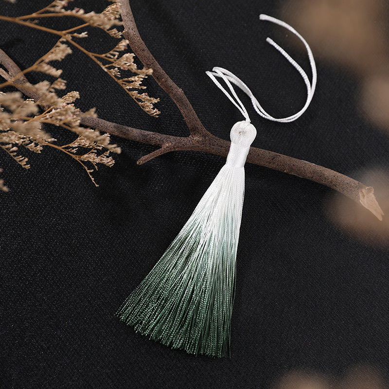 Wholesale 10pcs 10CM Gradient Tassel Ear Pendant Accessories