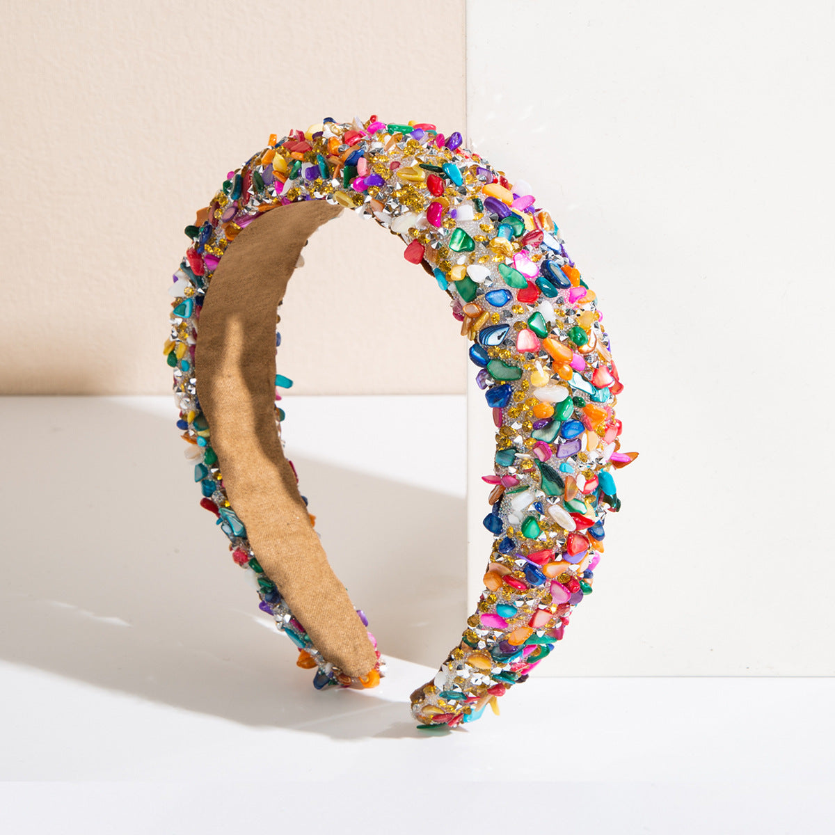 Wholesale Fashion Baroque Colorful Jewel Headband