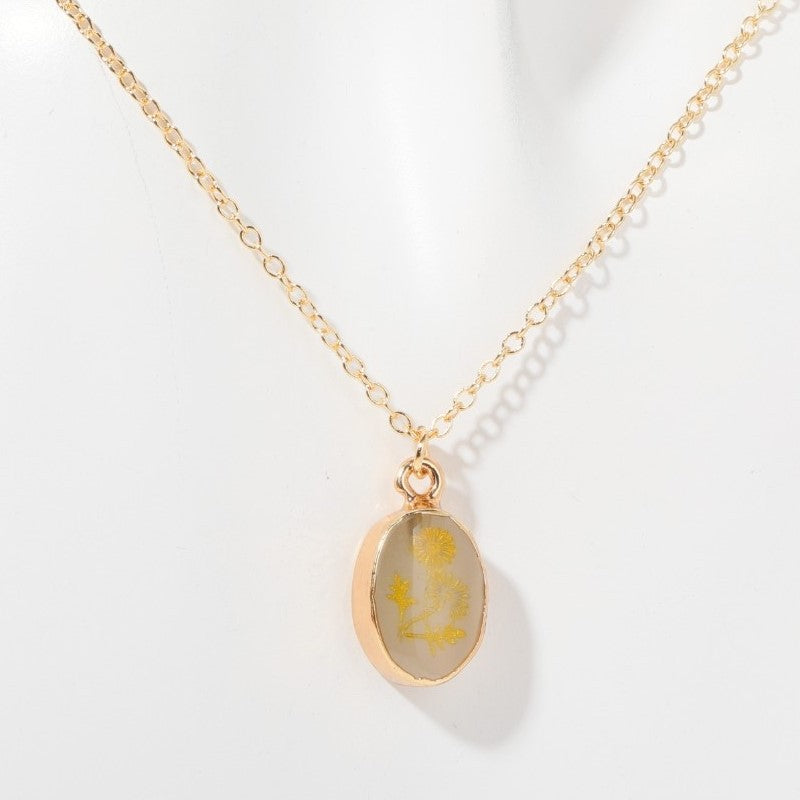 Wholesale of Natural Stone Gemstone Copper Necklaces