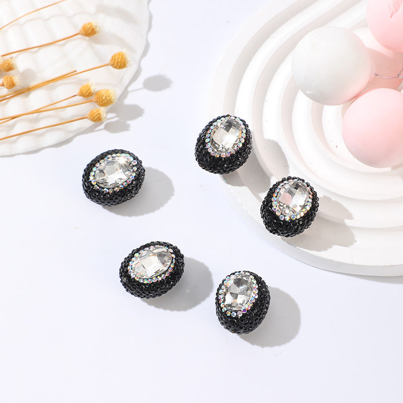 Wholesale Western Princess Diamond Ball Egg Shape Nepal Beads