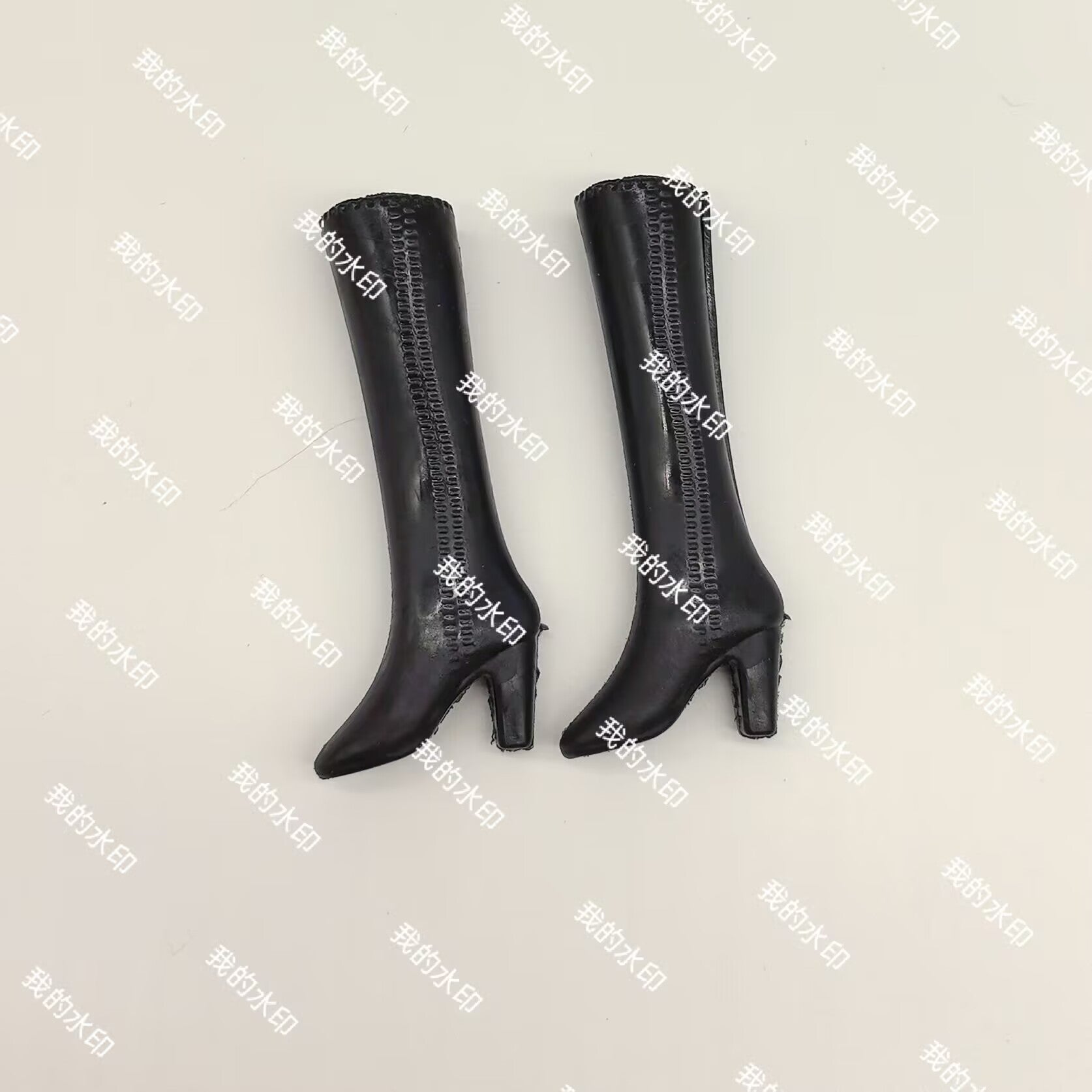 Wholesale Long Skirt Boots Pointed Toe Stiletto Shoes Doll Accessories