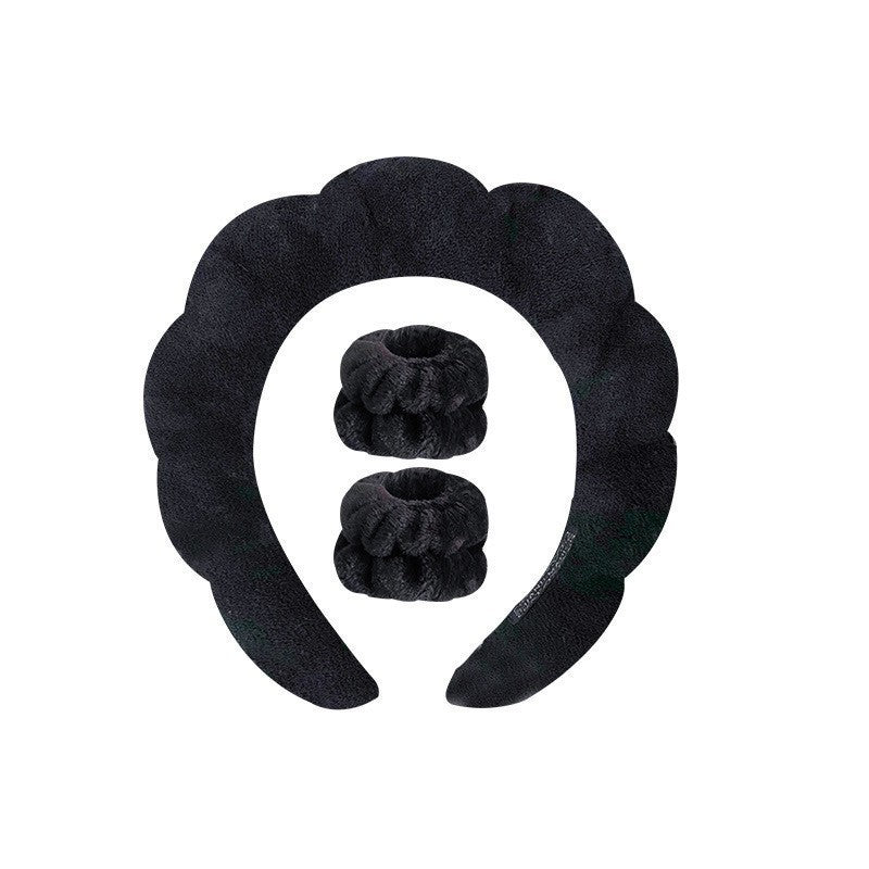 Wholesale Velvet Gold Sponge Headband