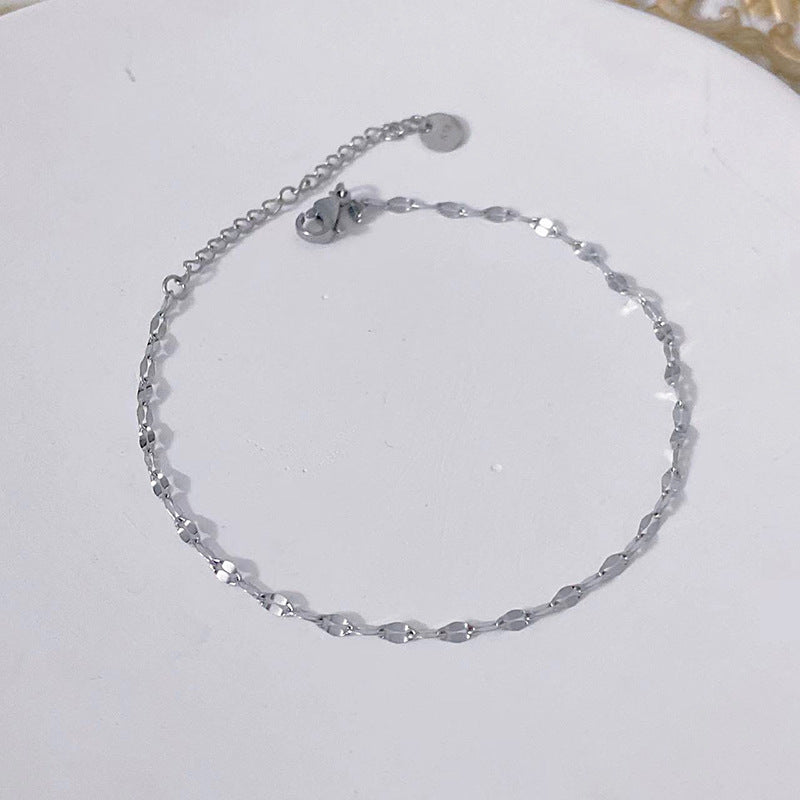 Wholesale Titanium Steel Non-fading Anklets