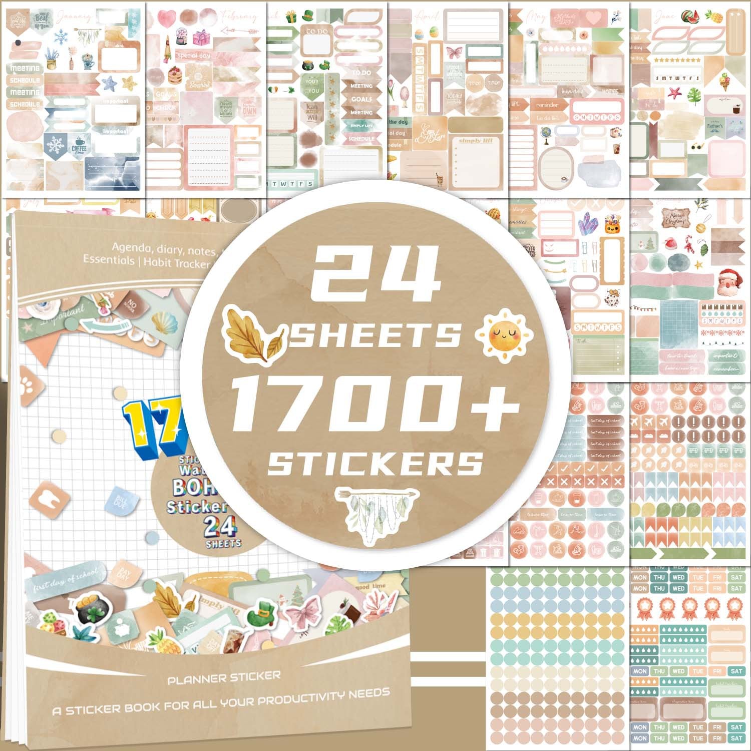 Wholesale Writing Paper Self-adhesive Diary Cutting and Pasting Planner Stickers Book