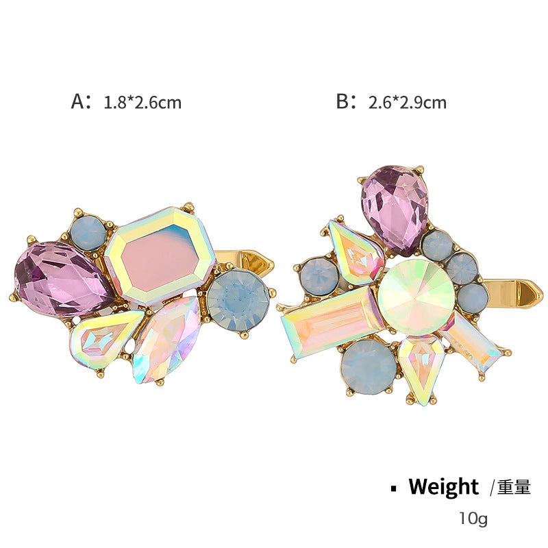 Wholesale Alloy Diamond Plated Hair Clip