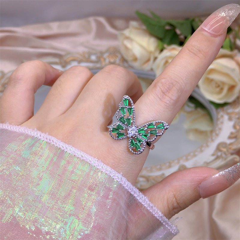 Wholesale New Butterfly Open Copper Ring