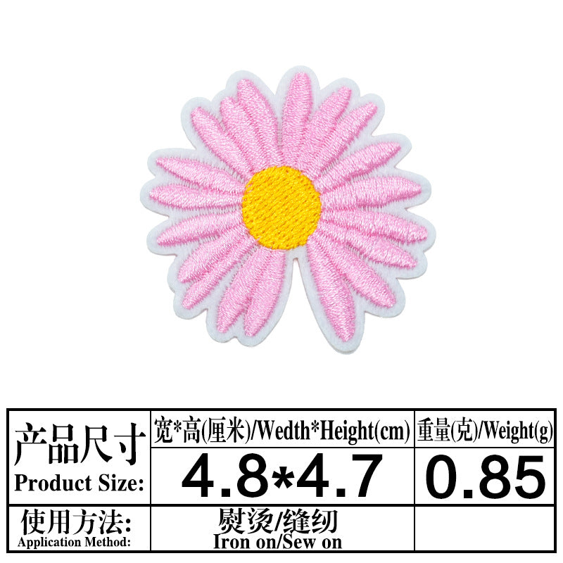 Wholesale Trendy Embroidery Patches Cloth Applique For Clothing Shoes Bags DIY Decorative Accent