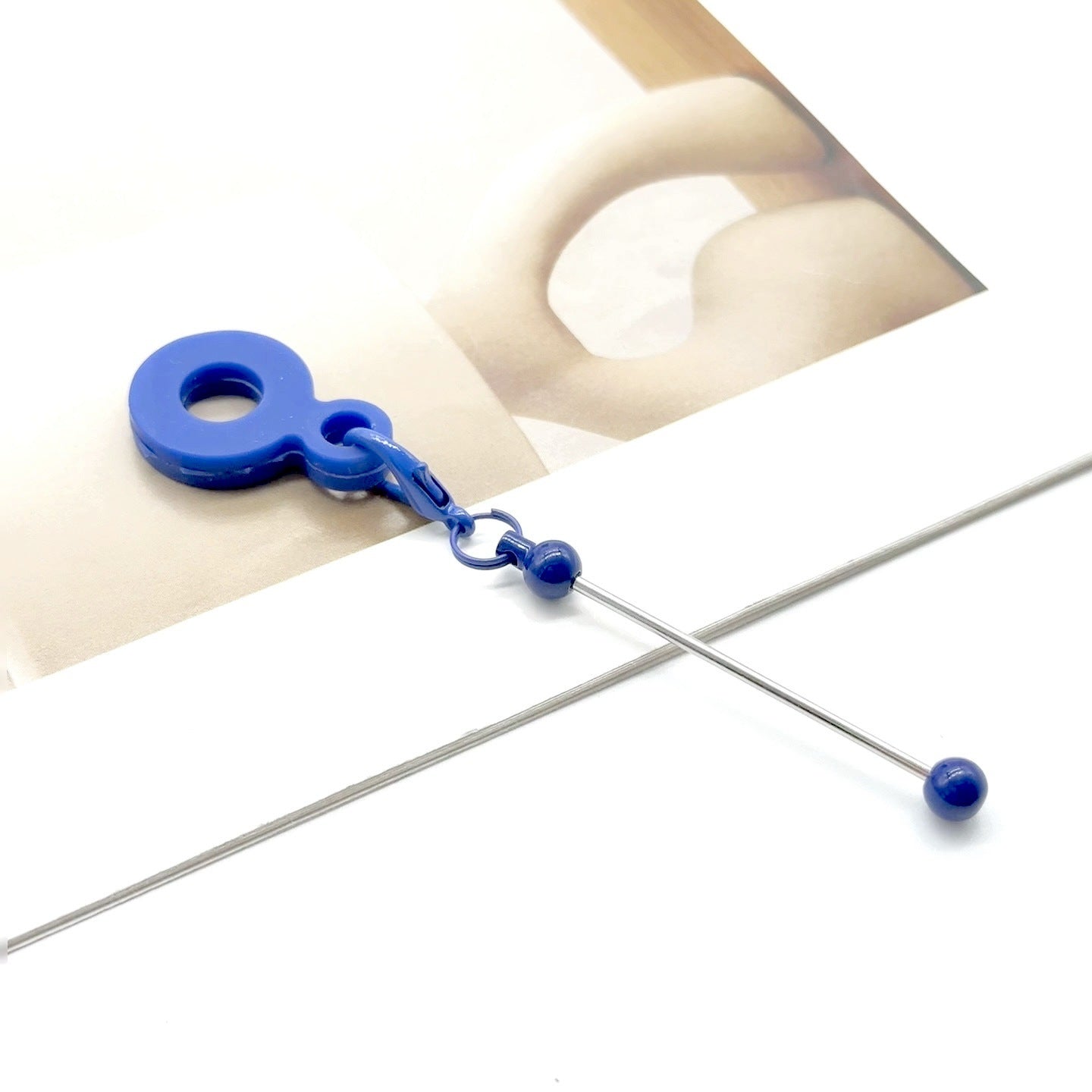 Wholesale Silicone DIY Beadable Straw 8-10mm Silicone Straw Keychain Accessories