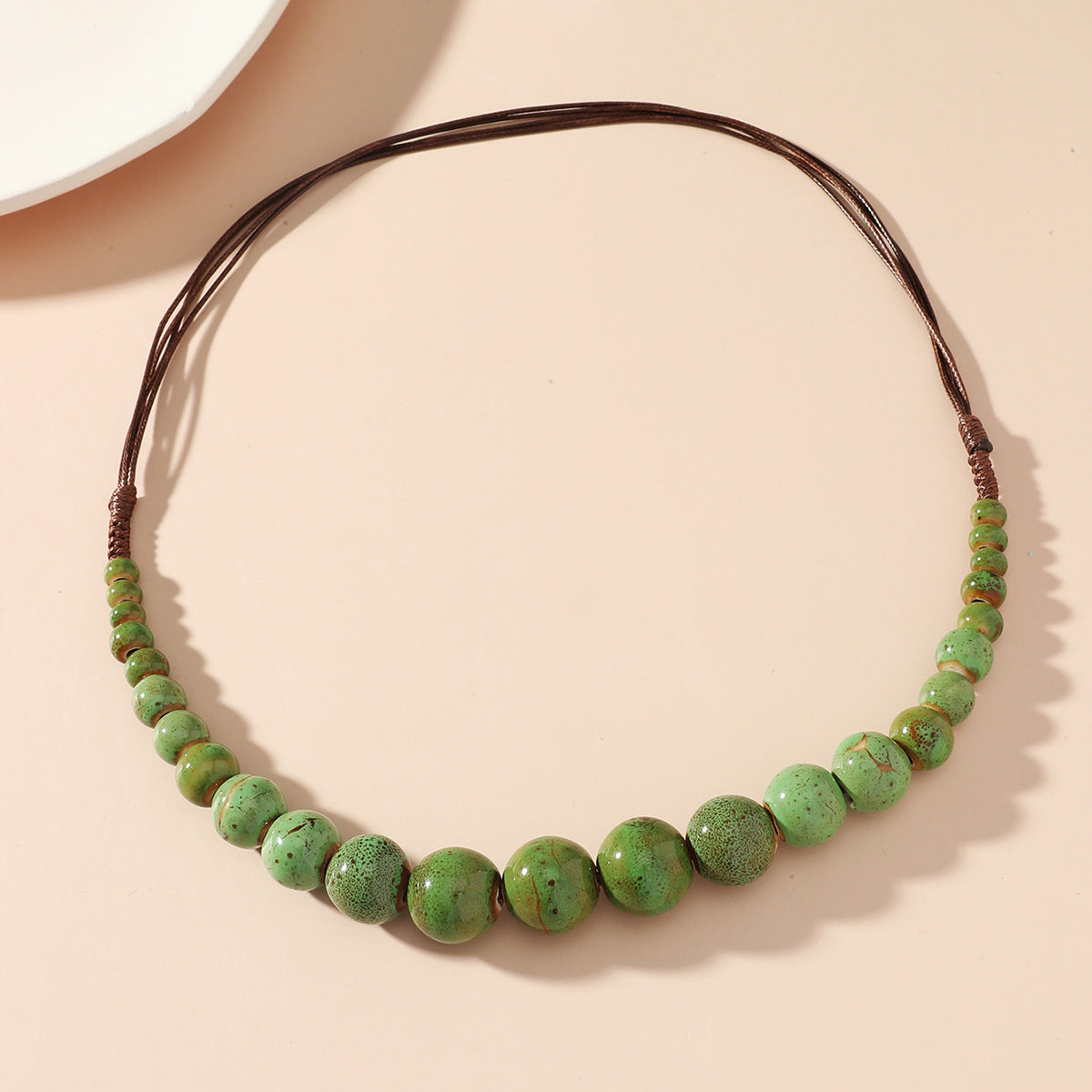 Wholesale Ceramic Gravel Colored Necklaces