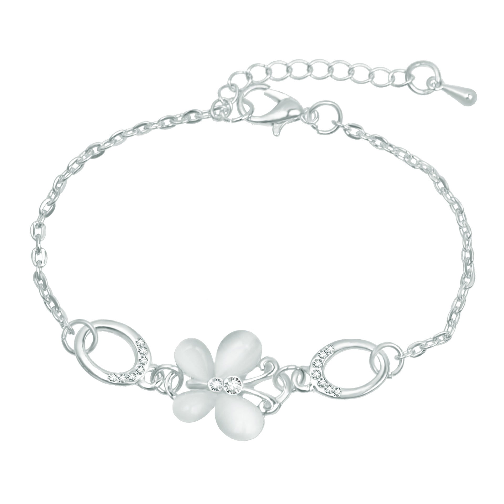 Wholesale Flower Butterfly Alloy Bracelet