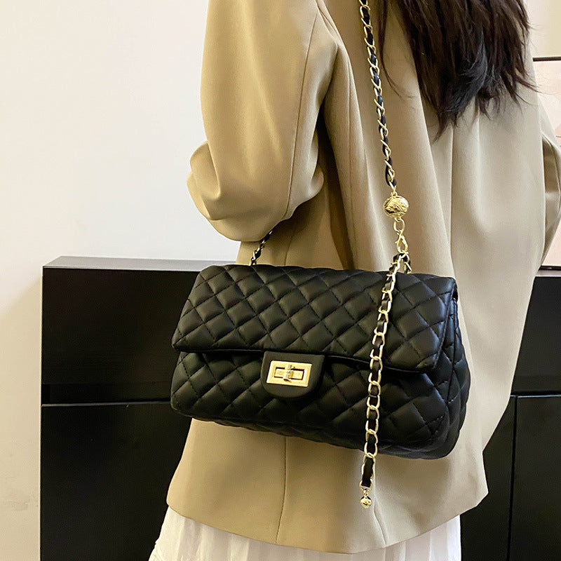 Wholesale Diamond Embroidery Small Square Bag Fashionable Shoulder Bag