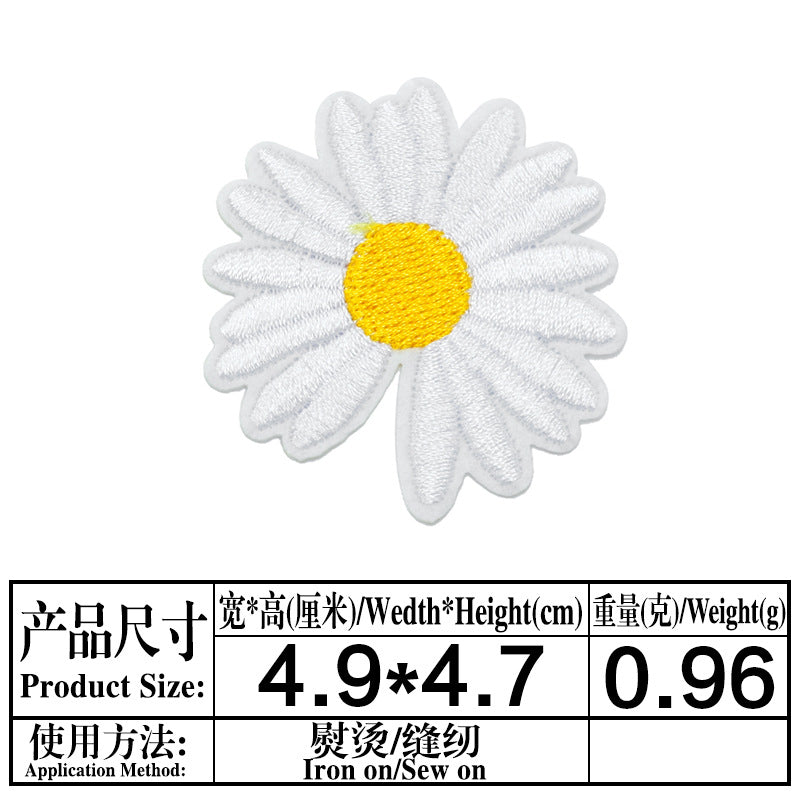 Wholesale Trendy Embroidery Patches Cloth Applique For Clothing Shoes Bags DIY Decorative Accent