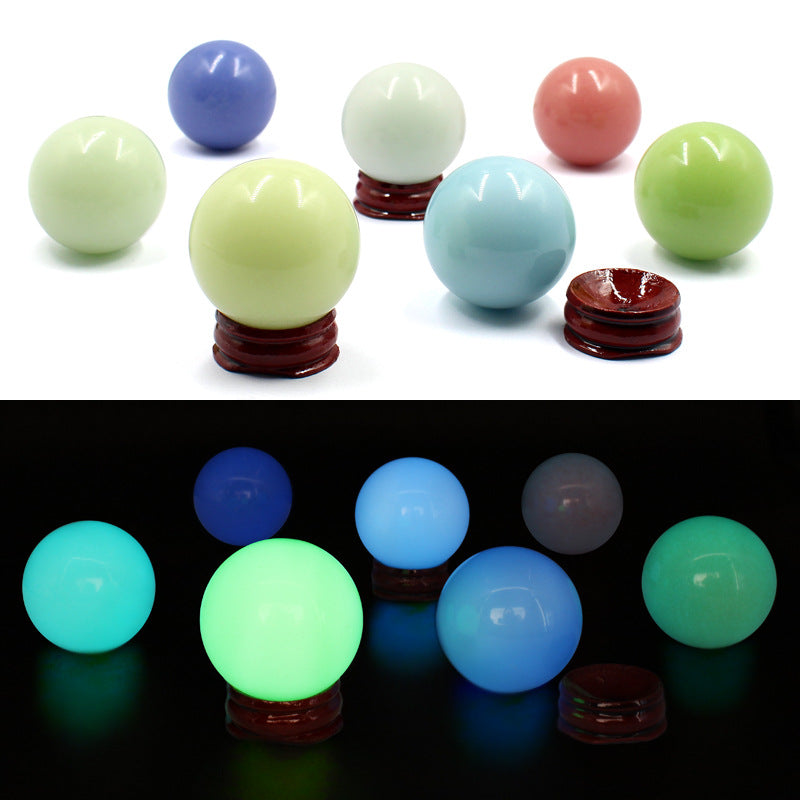 Wholesale Luminous Beads Non-porous Luminous Fluorite Luminous Pearl Ornaments