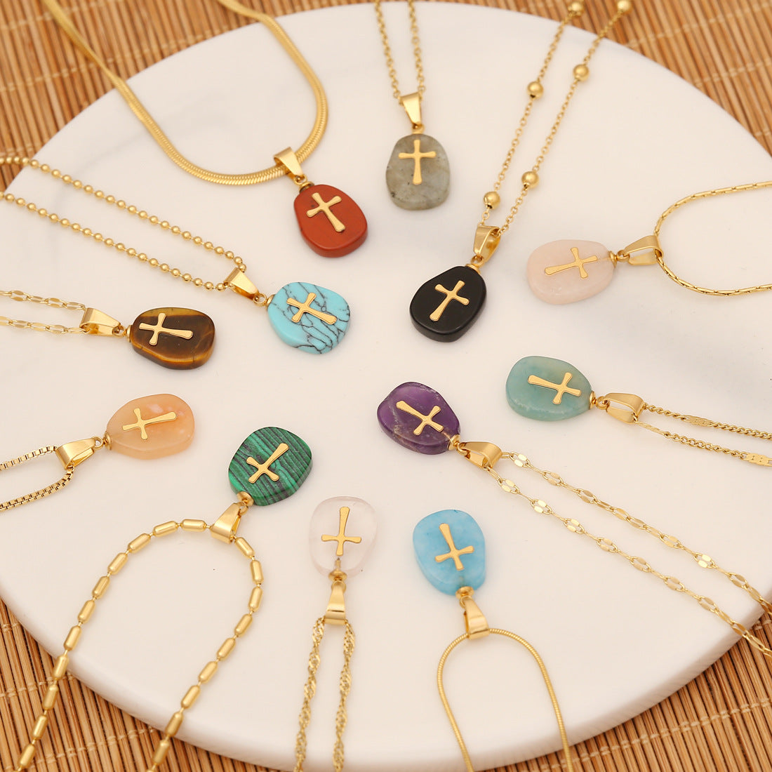 Wholesale cross necklace Luxury Necklaces Stainless Steel Necklace
