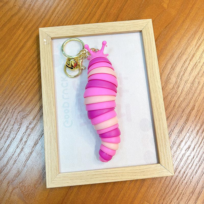 Wholesale Caterpillar Plastic Keychains