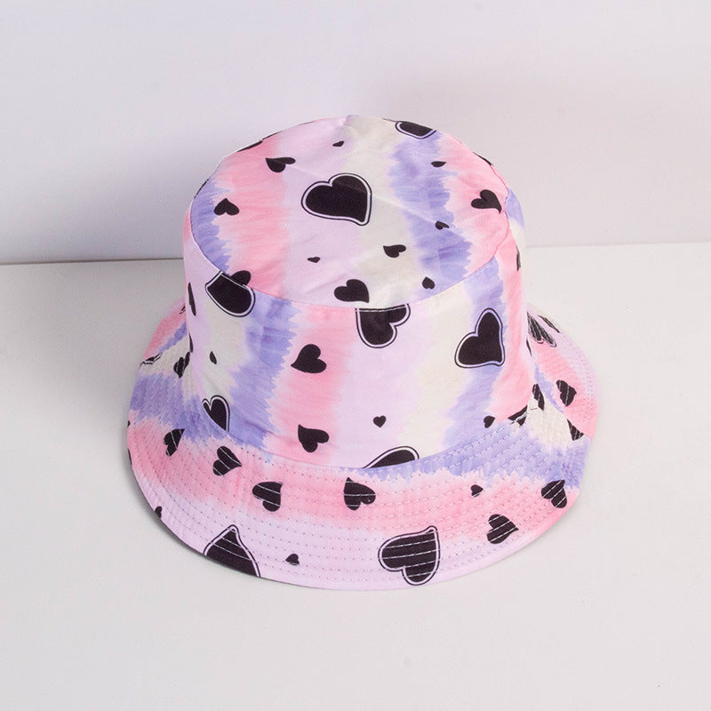Wholesale polyester colorful letter bucket hat