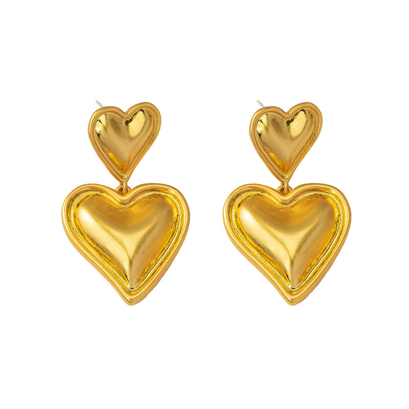 Wholesale Gold Plated Love Earrings